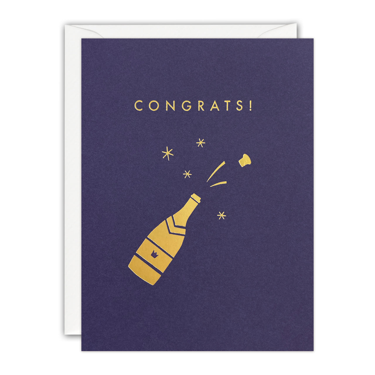 Q4256 - Congrats Champagne Minnows Card