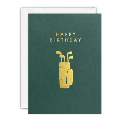 Q4313 - Birthday Golf Clubs Minnows Card