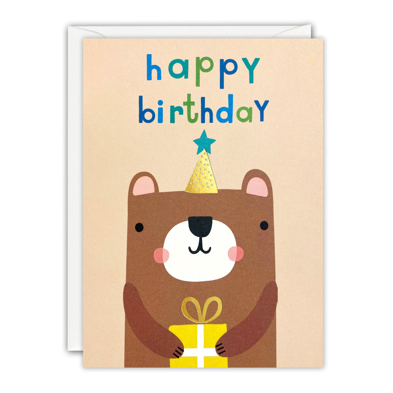 Q4441 - Birthday Bear Minnows Card