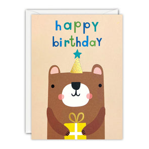 Q4441 - Birthday Bear Minnows Card