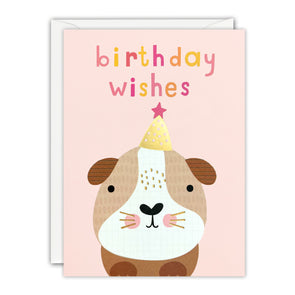 Q4446 - Birthday Guinea Pig Minnows Card