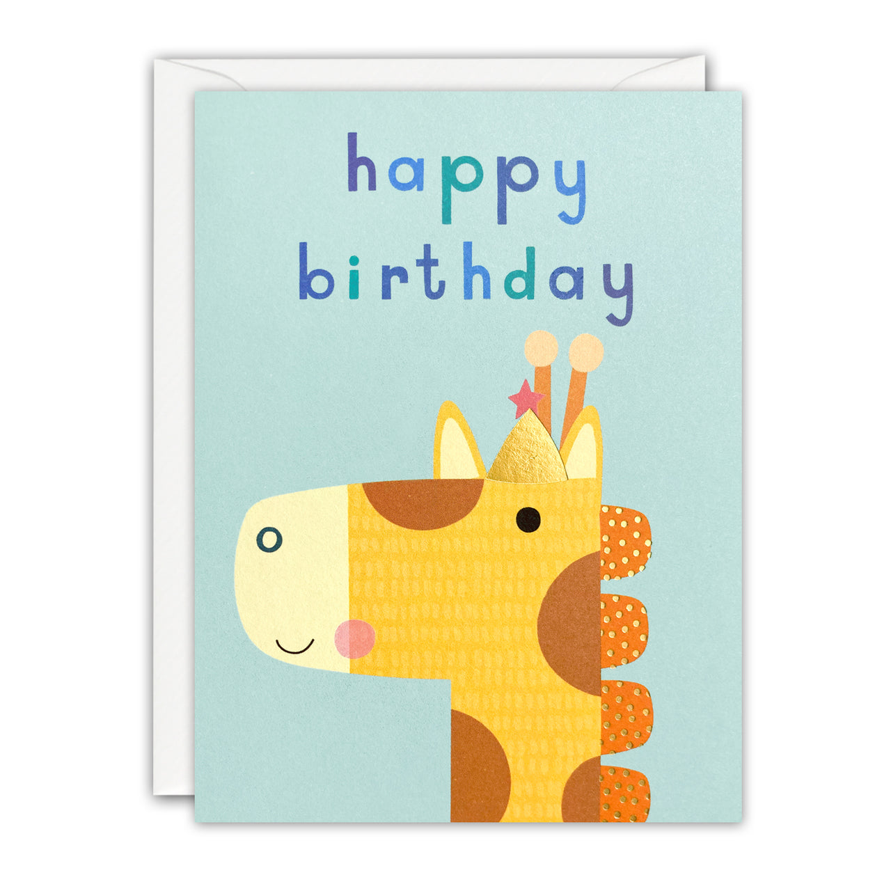 Q4540 - Birthday Giraffe Minnows Card
