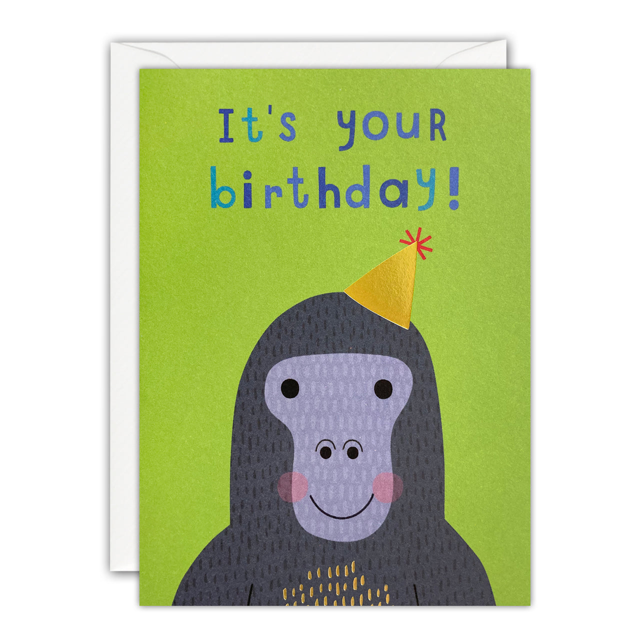 Q4541 - Birthday Gorilla Minnows Card