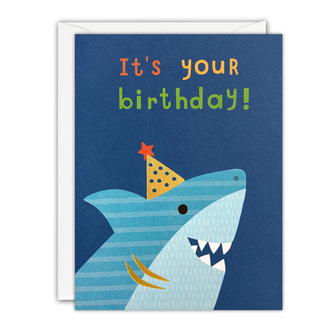 Q4546 - Birthday Shark Minnows Card