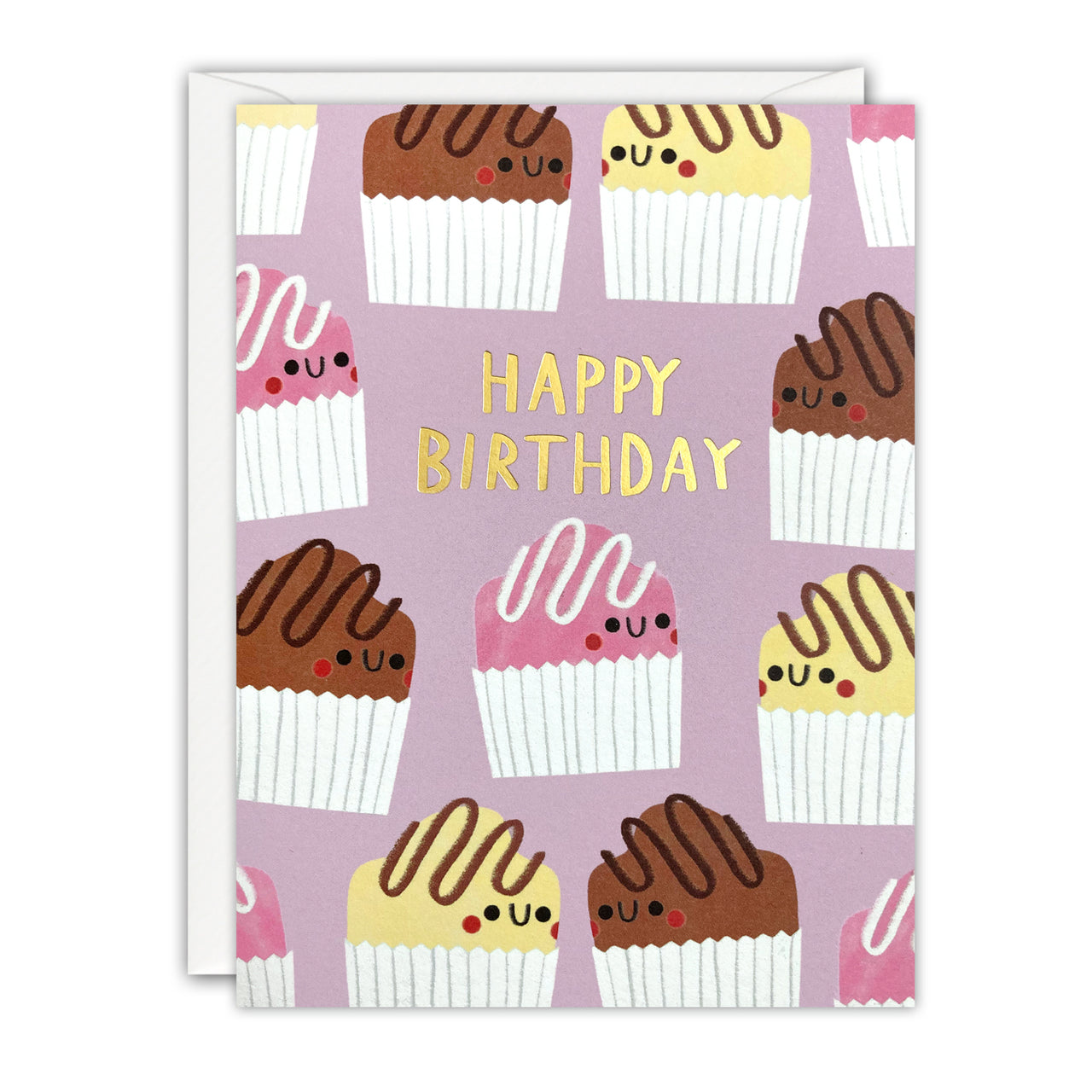 Q4878 - Birthday French Fancies Minnows Card