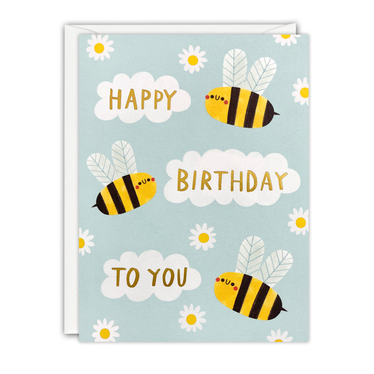 Q4981 - Birthday Bees Minnows Card