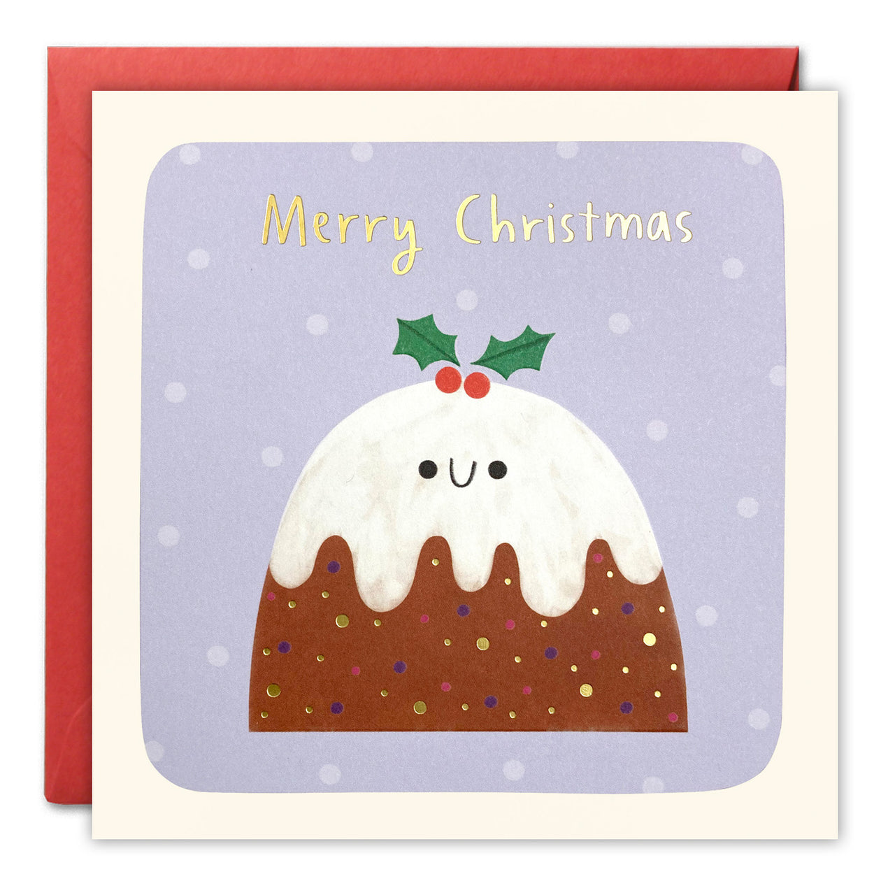 RT4911 - Happy Pudding Christmas Square Peg Card