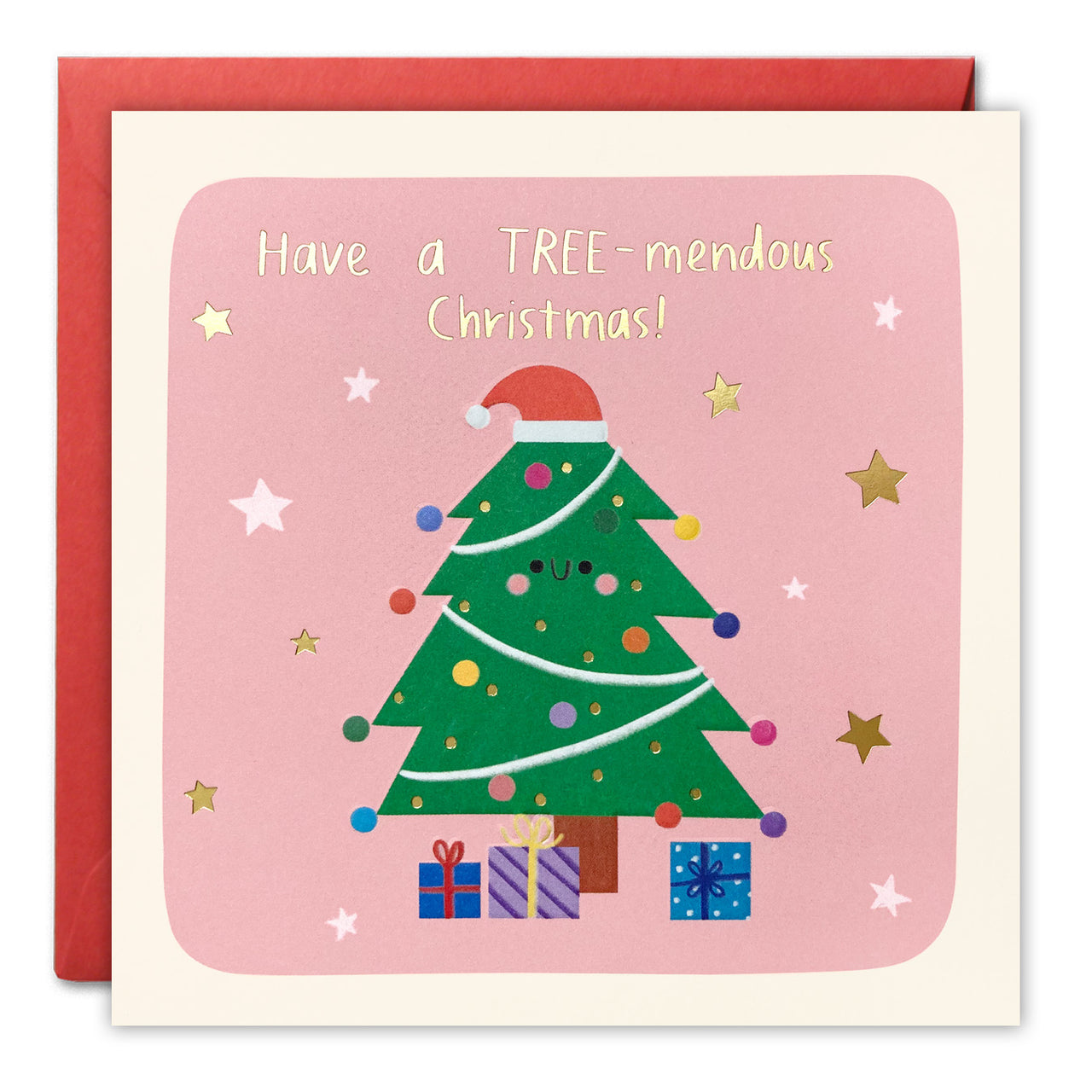 RT4912 - Tree-Mendous Christmas Square Peg Card