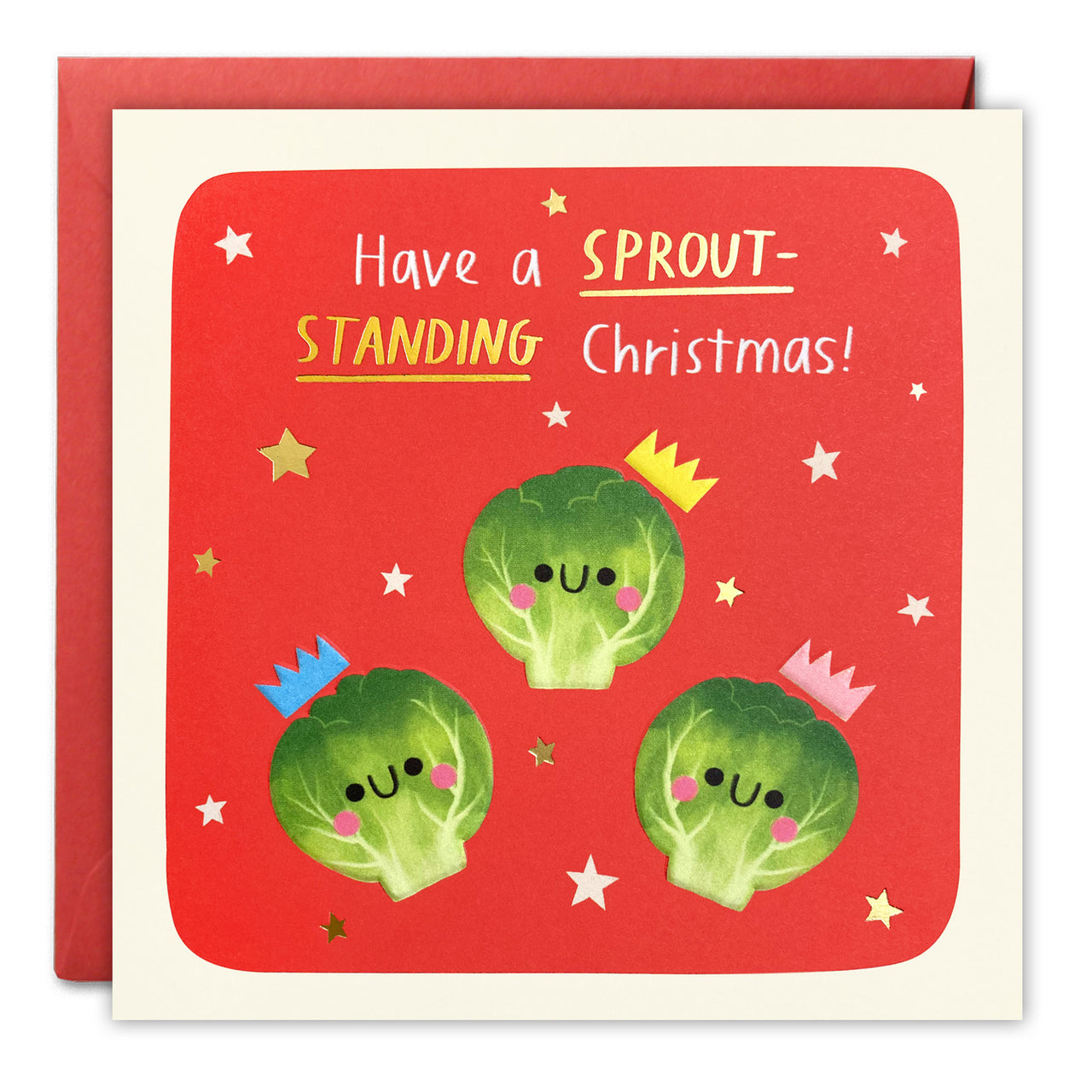 RT4918 - Sprout-standing Christmas Square Peg Card