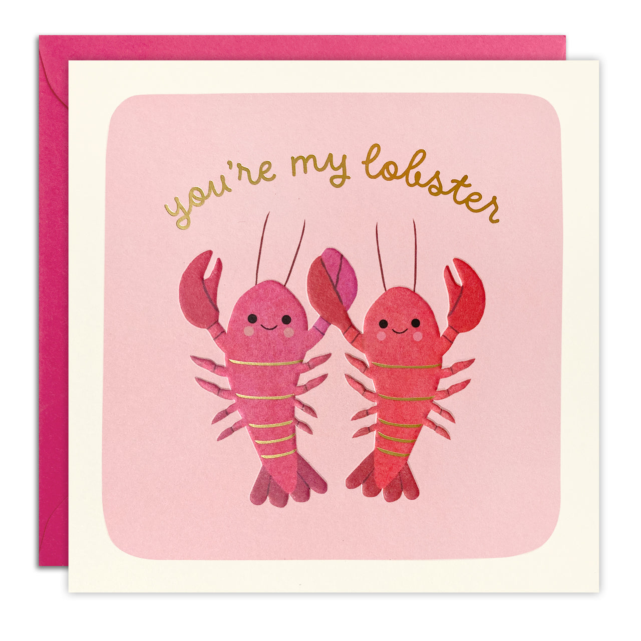 T4748 - You're my Lobster Square Peg Card