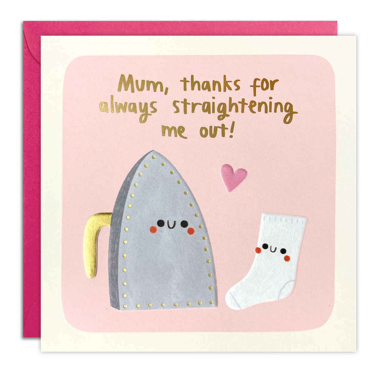 T4757 - Mum Straightening Me Out Square Peg Card