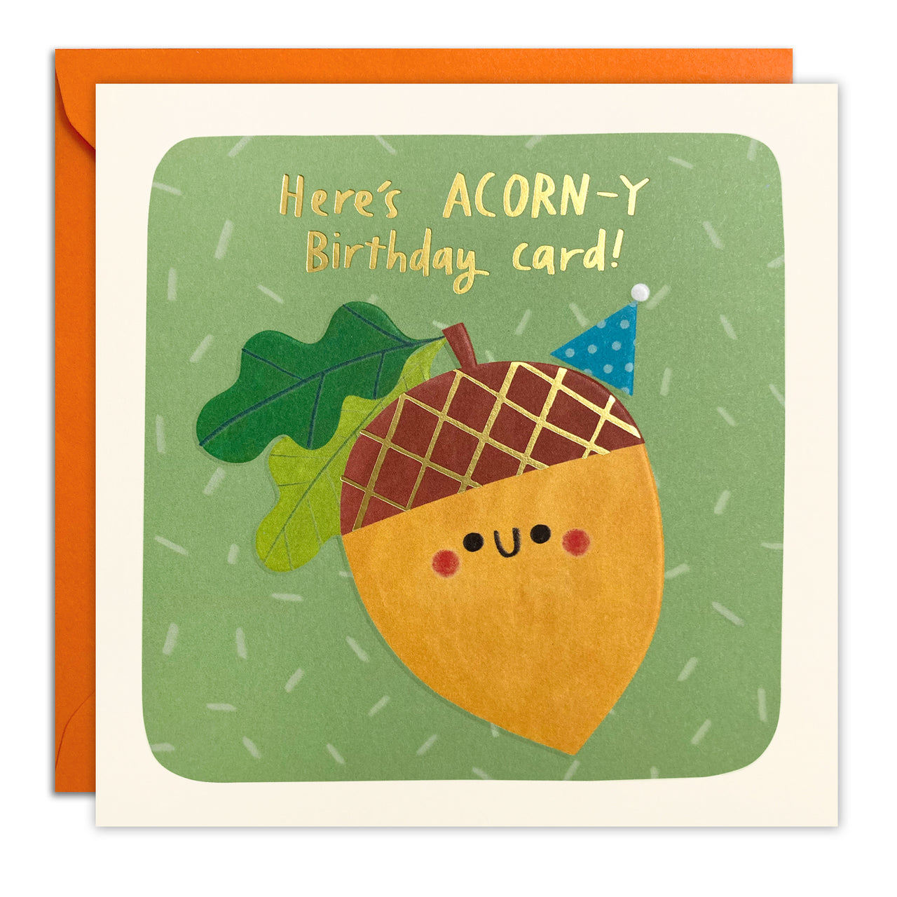 T4769 - Acorn-y Birthday Square Peg Card
