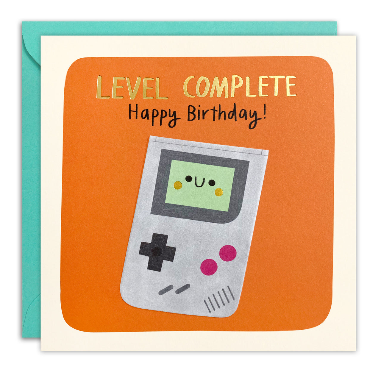 T4773 - Level Complete Birthday Square Peg Card