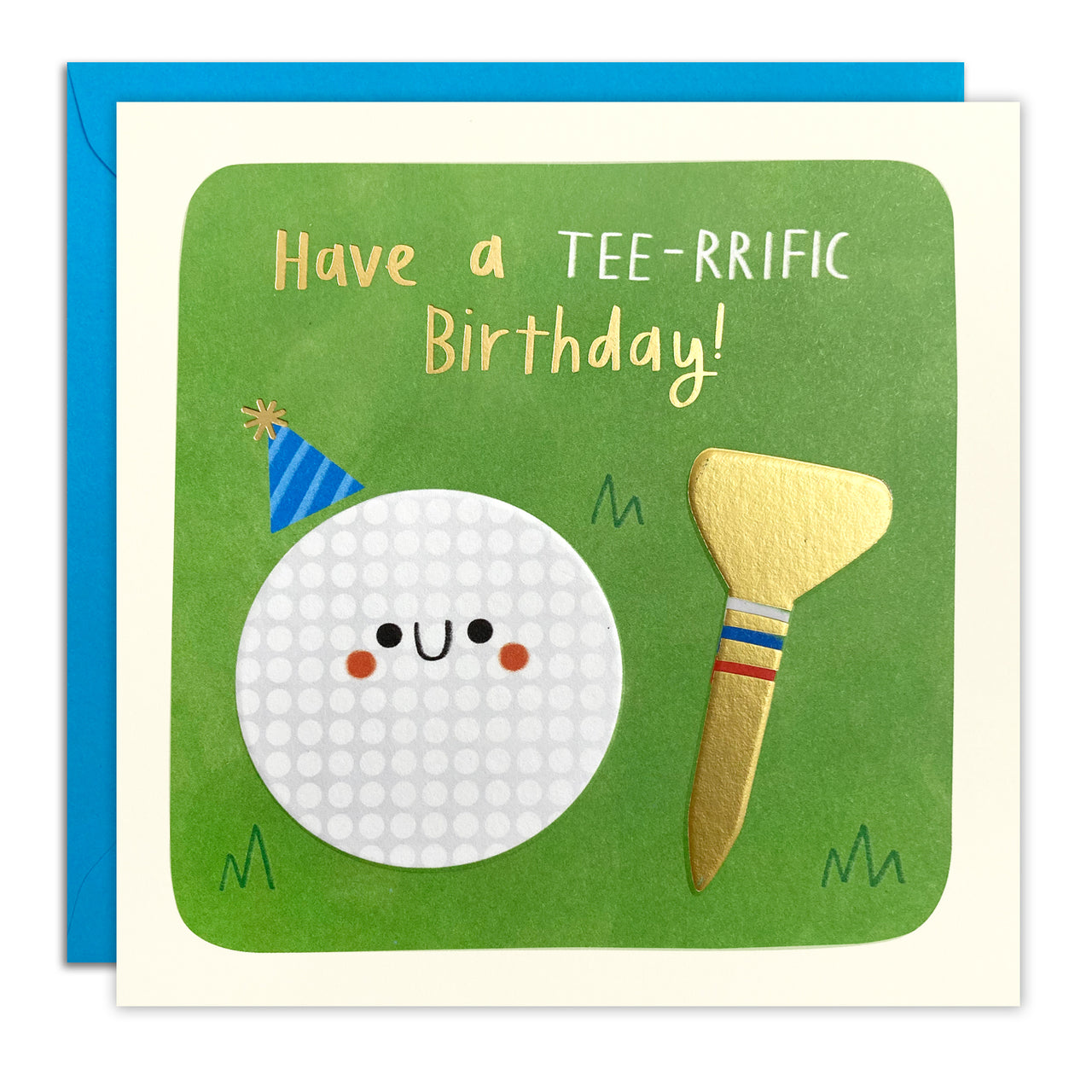 T4774 - Tee-rrific Birthday Square Peg Card