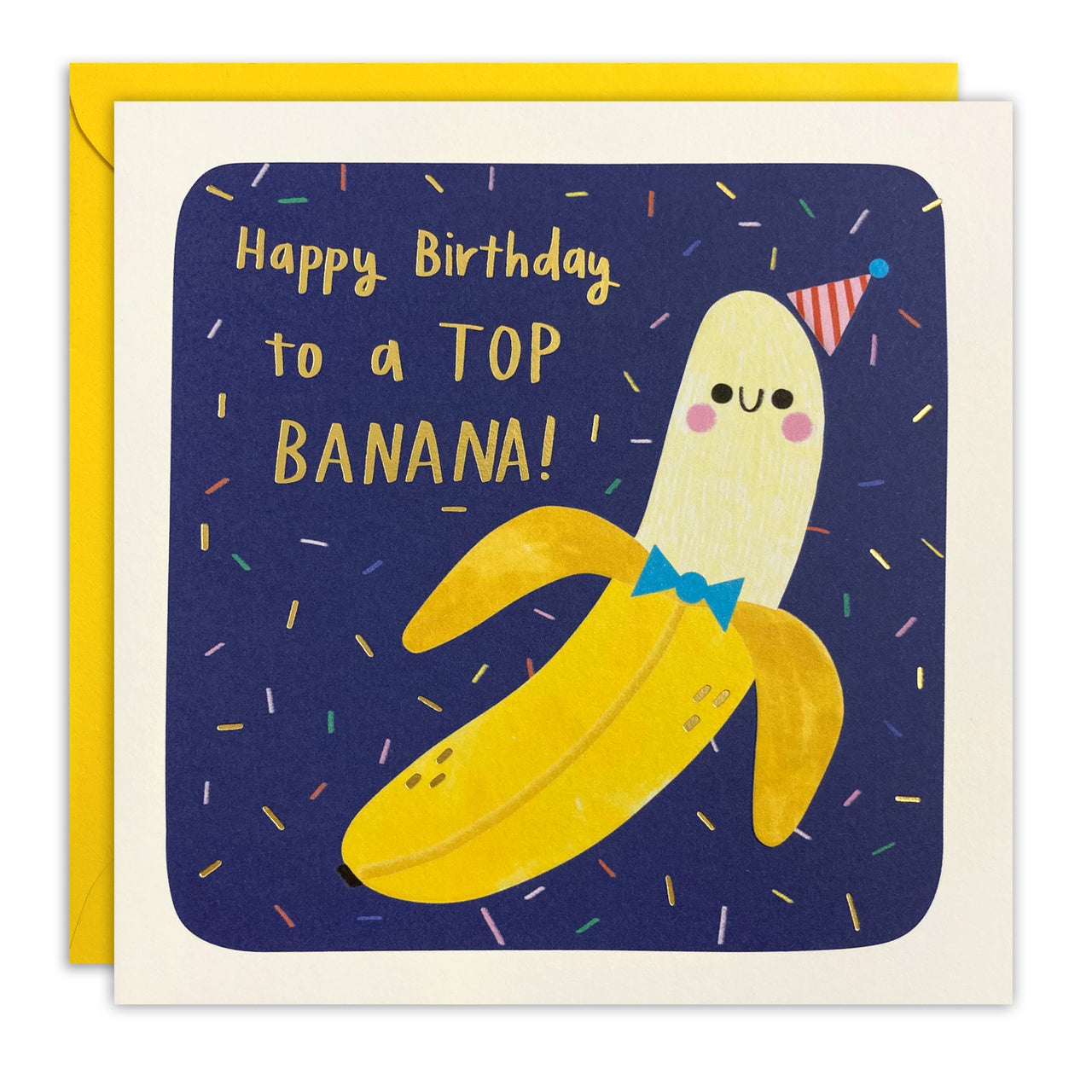 T4807 - Top Banana Birthday Square Peg Card