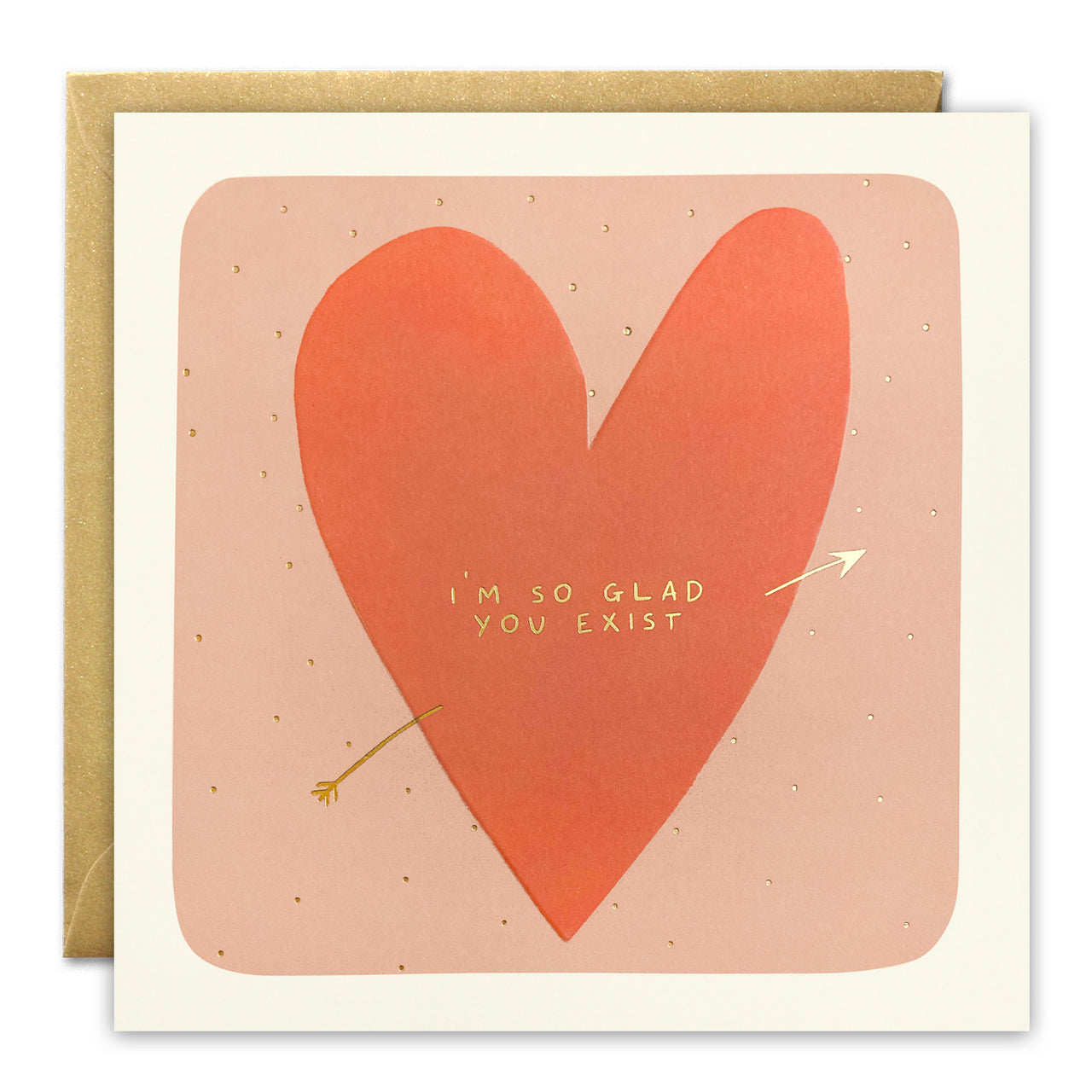 T4955 - So Glad You Exist Heart Square Peg Card