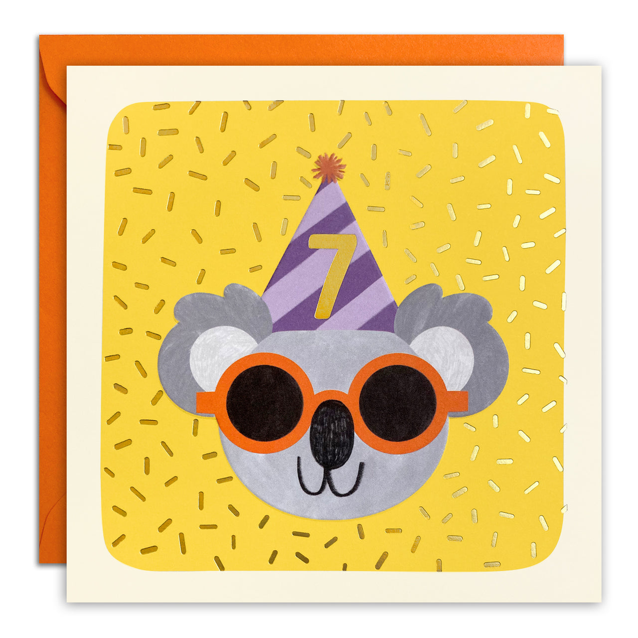 T4958 - Age 7 Koala Square Peg Card
