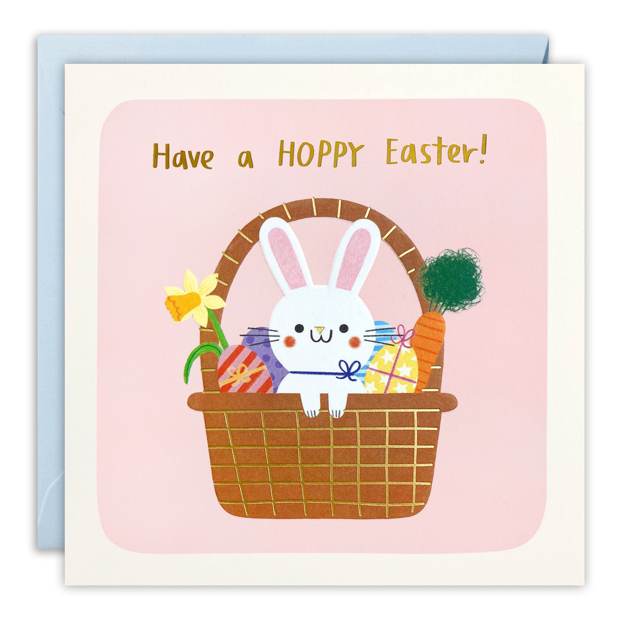 T4987 - Hoppy Easter Square Peg Card