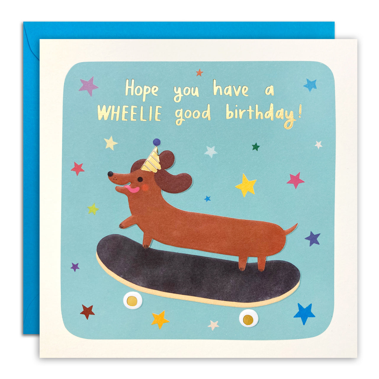 T4991 - Wheelie Good Birthday Square Peg Card