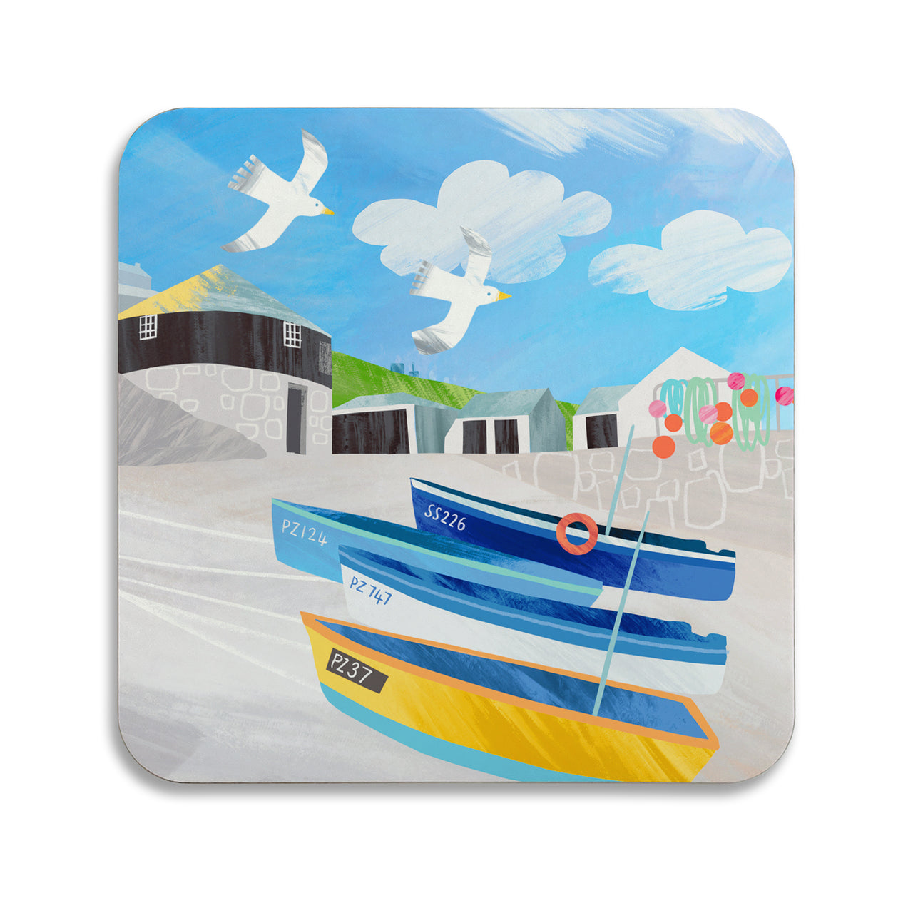V4944 - Boats on the Slipway Coaster