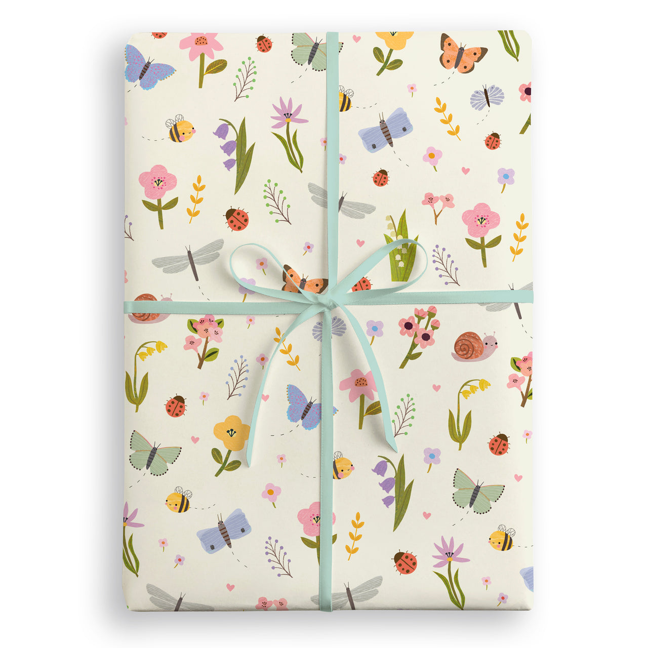 W4479 - Butterflies and Flowers Wrapping Paper