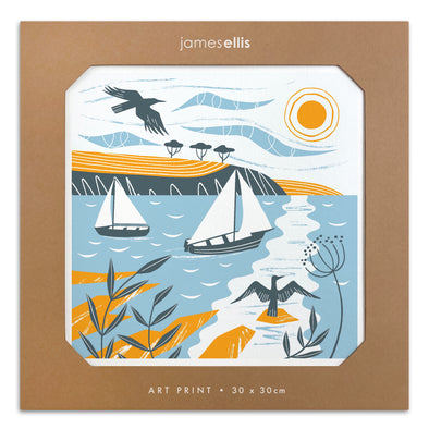 Y4523 - Maenporth Sailing Print