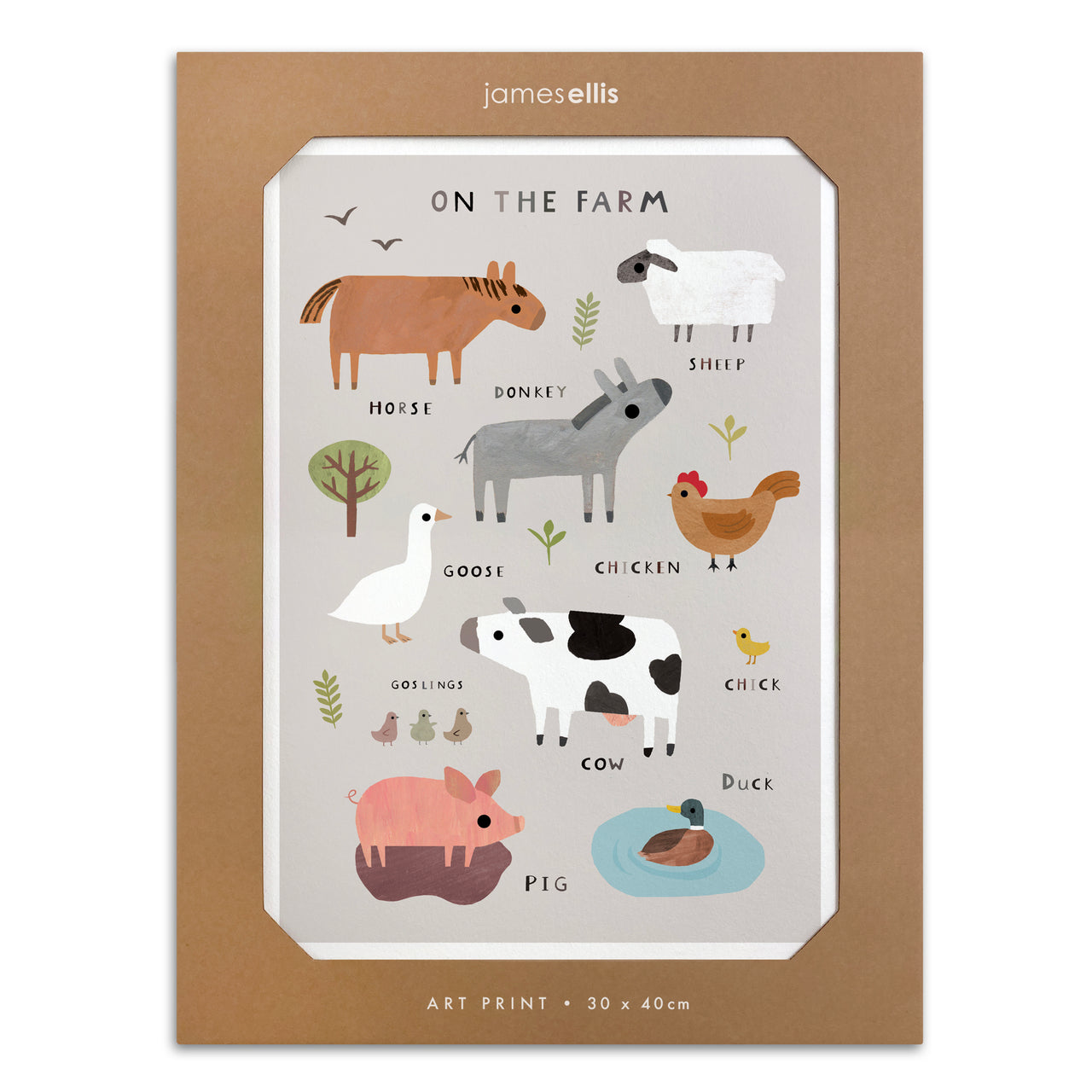 Y4692 - On the Farm Print