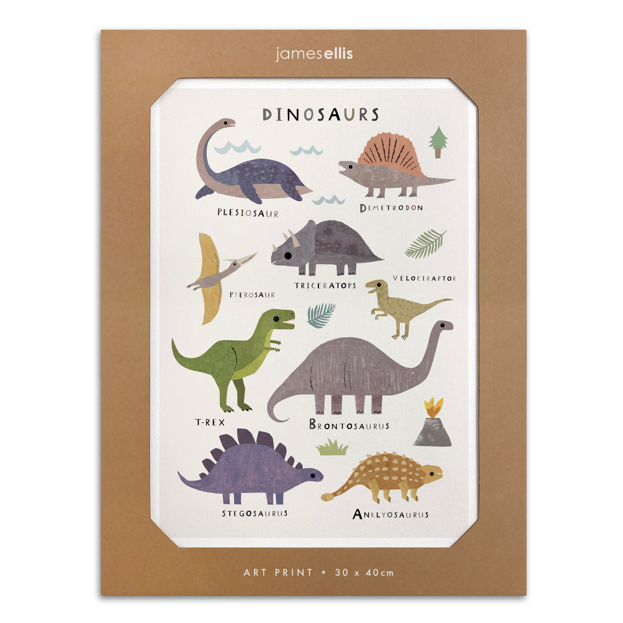 Y4695 - Dinosaurs Print