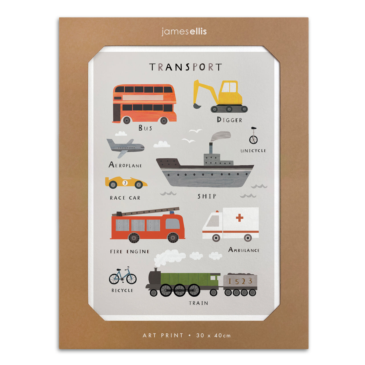 Y4696 - Transport Print