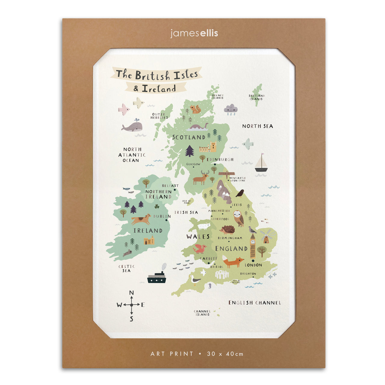Y4697 - The British Isles and Ireland Print