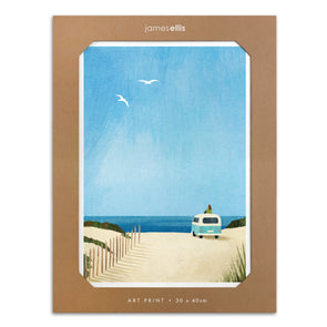 Y4714 - Campervan View Print