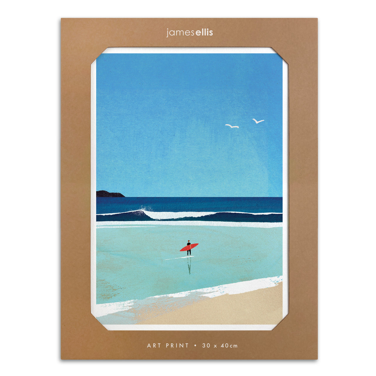 Y4861 - Morning Surf Print