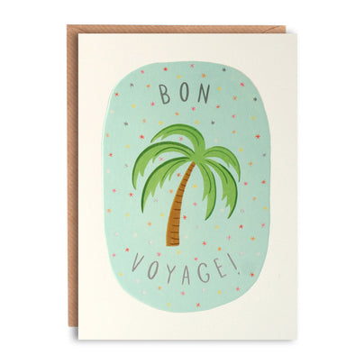 L2751 - Bon Voyage Palm Tree Peachy Card