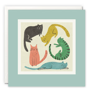 L3848 - Cats Paintworks Card