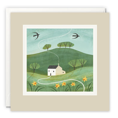 L3856 - Spring House in the Hills Paintworks Card