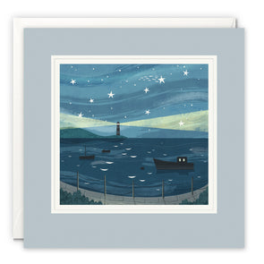 L3884 - Harbour at Night Paintworks Card