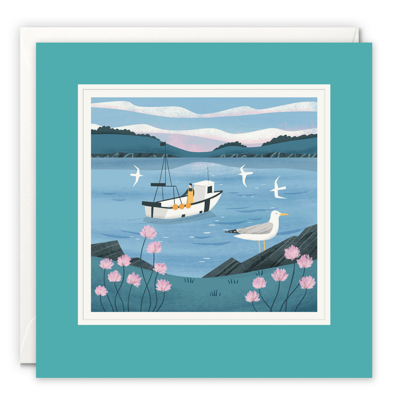 L3885 - Pendennis Fishing Boat Paintworks Card