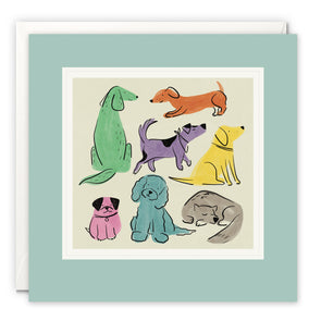 L3927 - Seven Dogs Paintworks Card