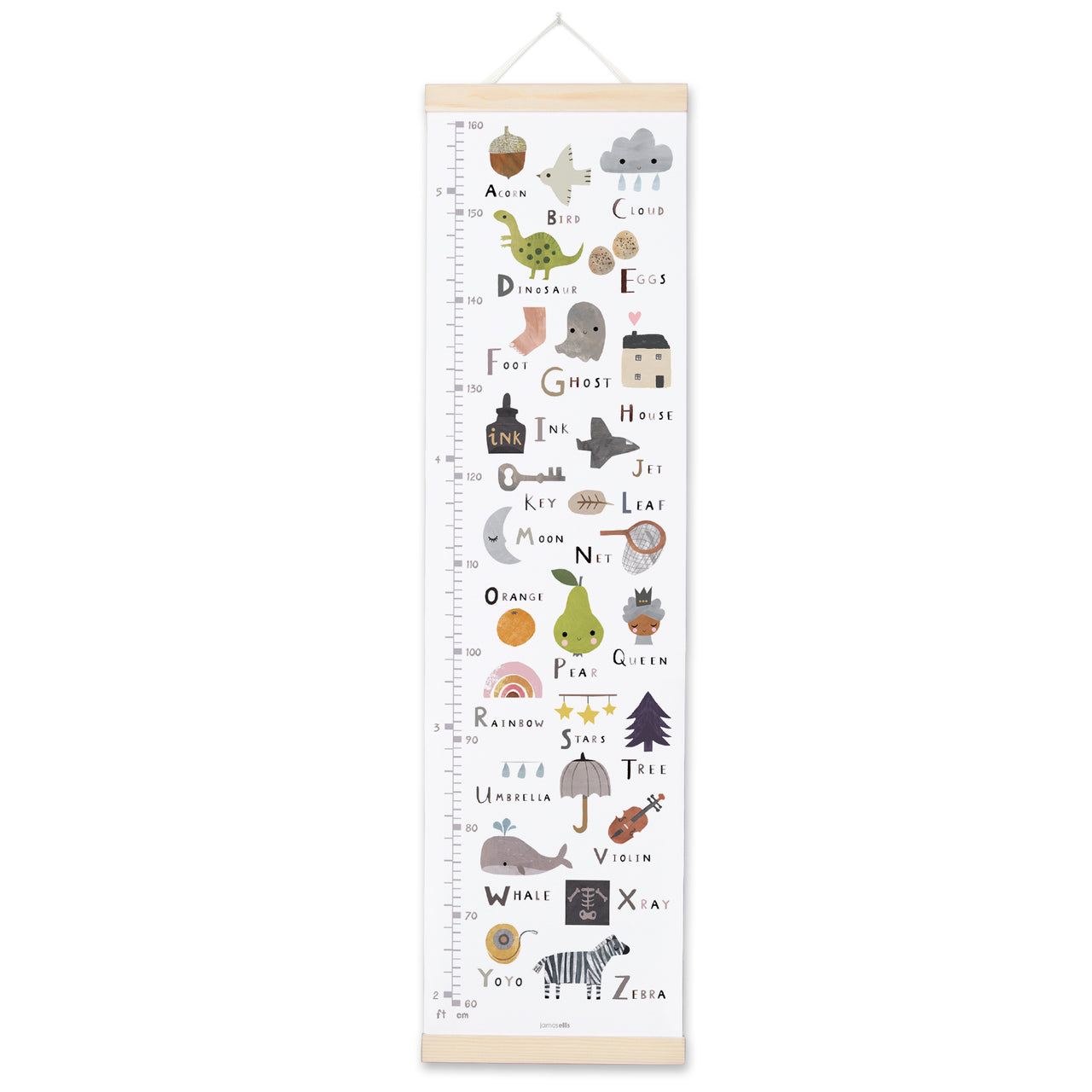 MBHC3254 - Alphabet Height Chart