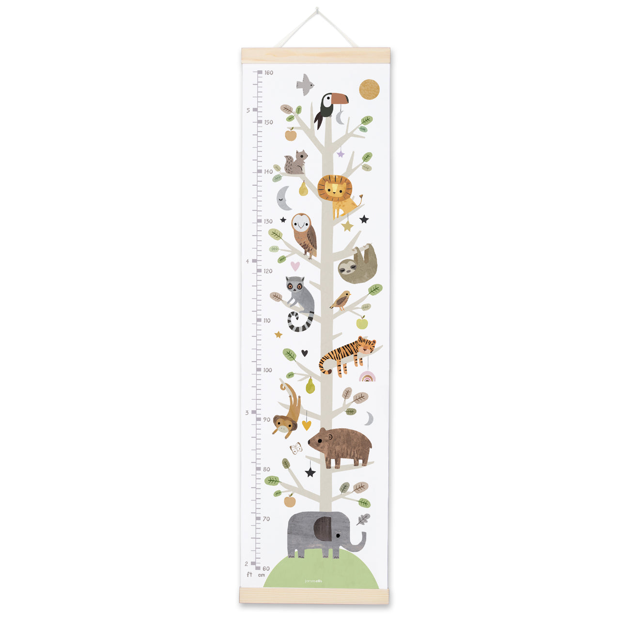MBHC3574 - Animal Tree Height Chart