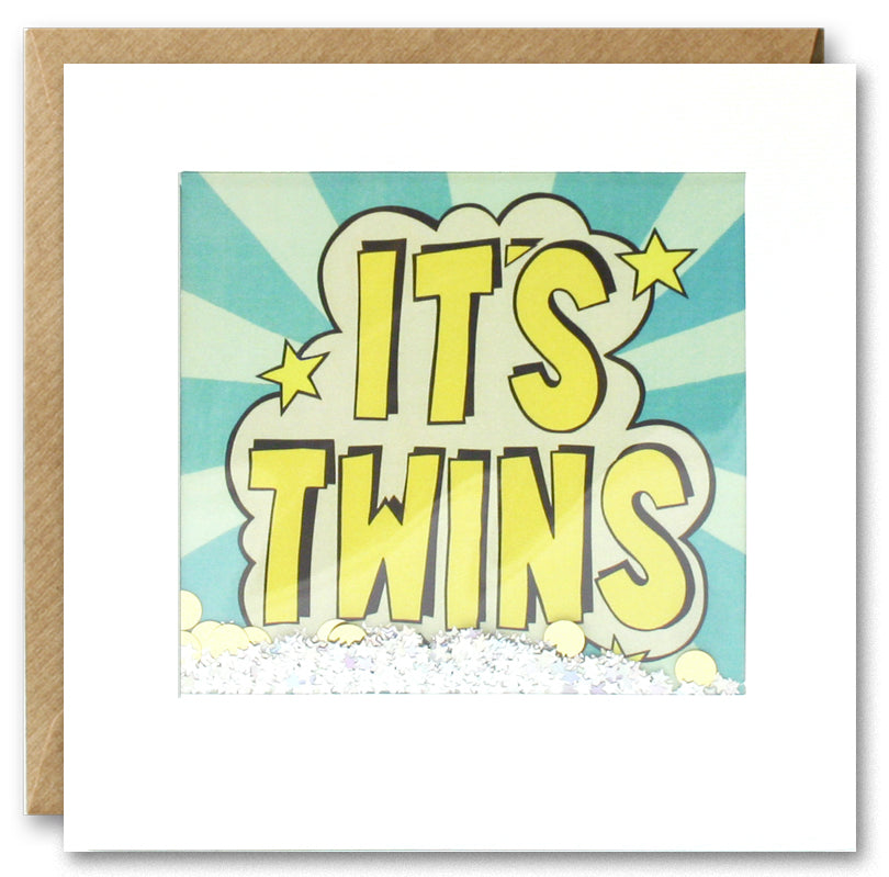 PK2859 - It?s Twins Kapow Shakies Card