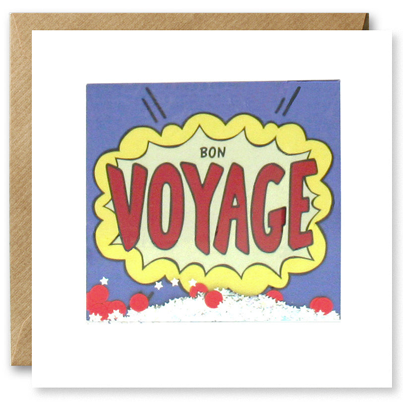 PK2863 - Bon Voyage Kapow Shakies Card