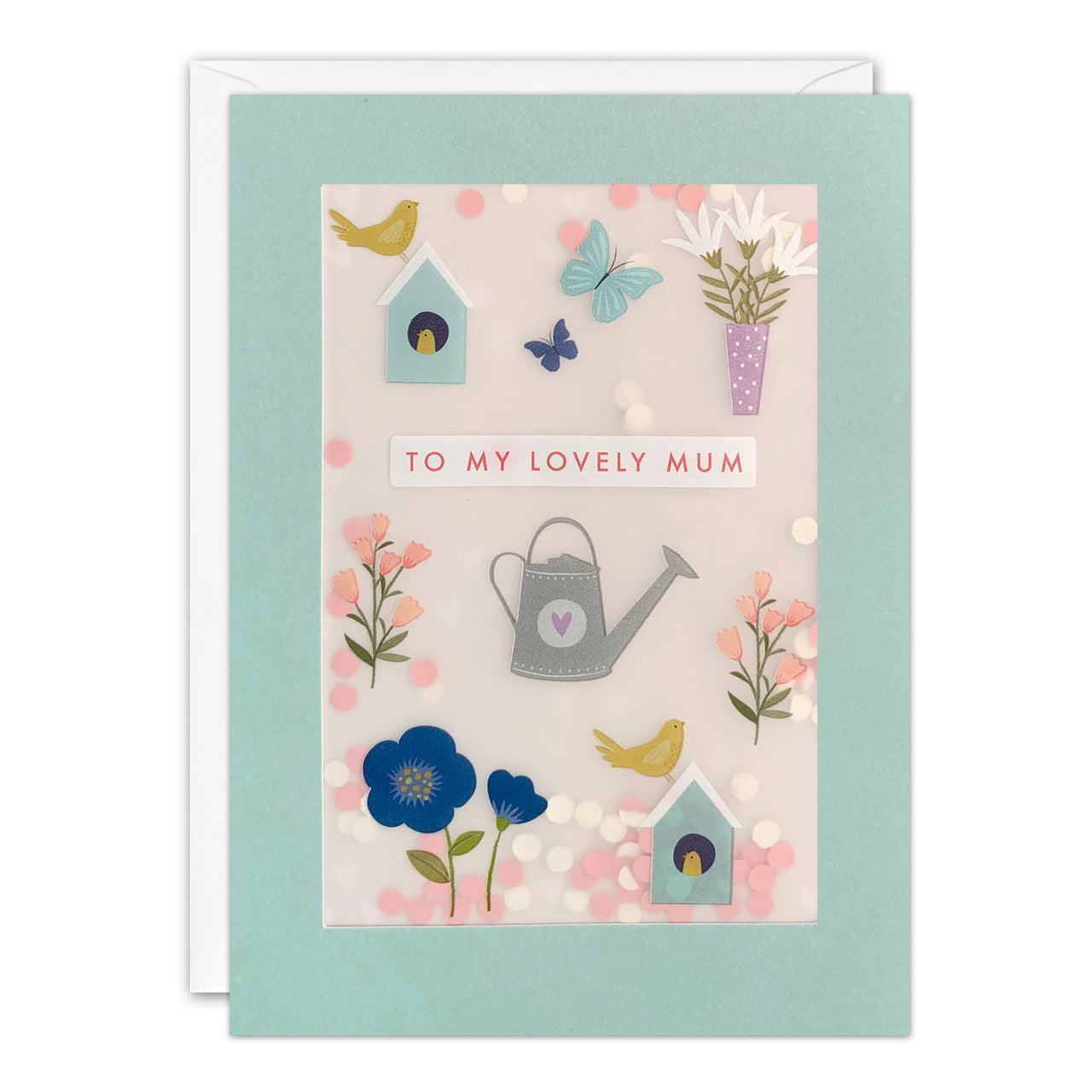 PL3561 - Gardening Mother's Day Paper Shakies Card