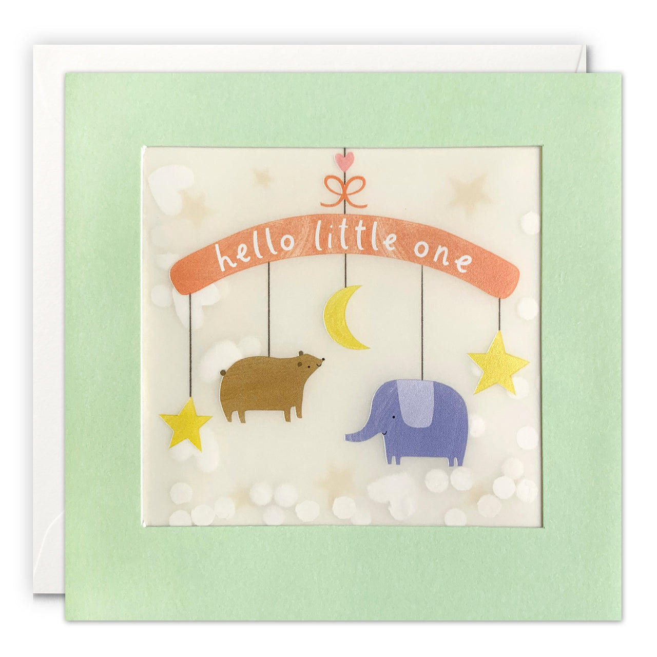 PP3548 - New Baby Mobile Paper Shakies Card