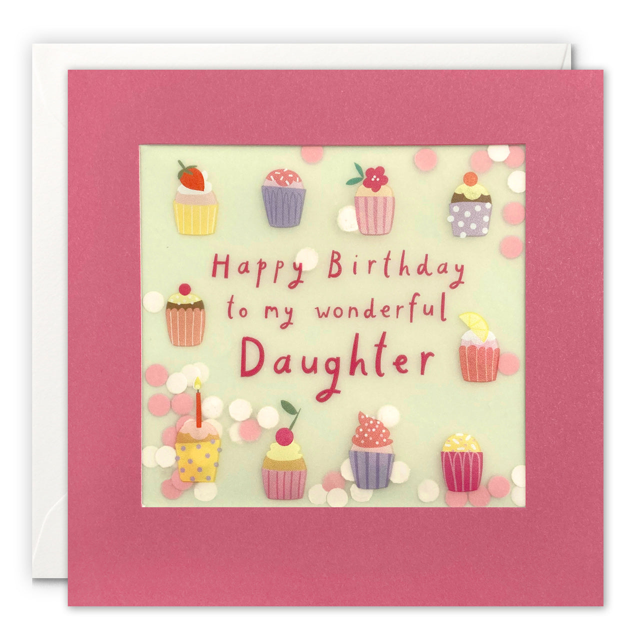 PP3590 - Daughter Cupcakes Paper Shakies Card