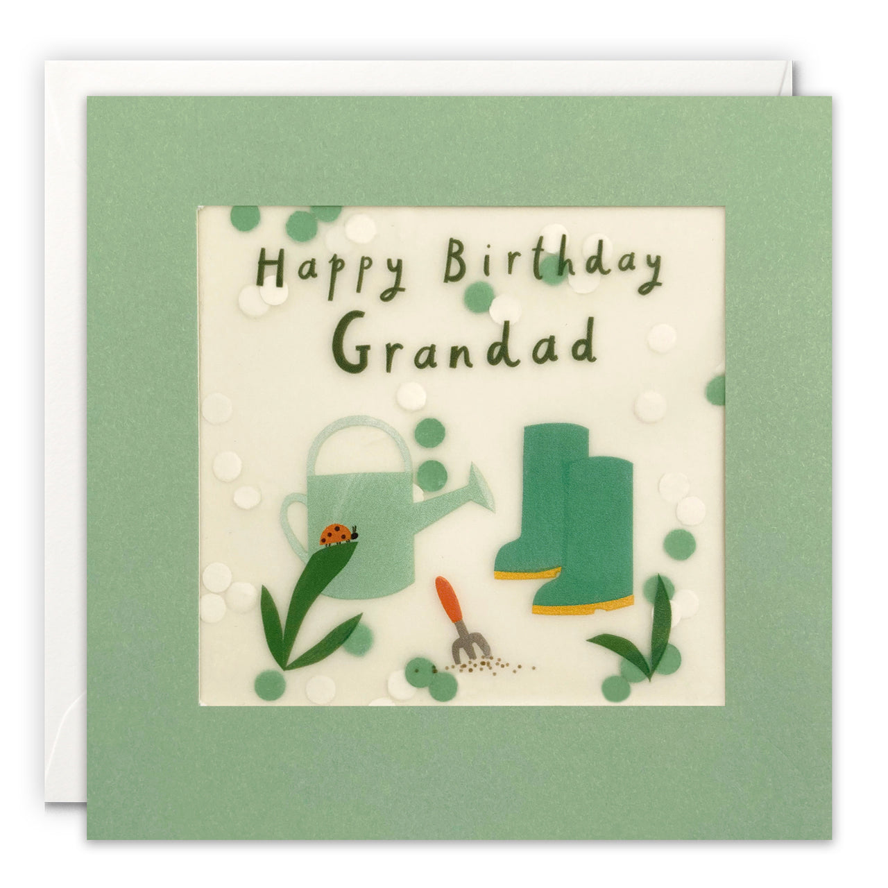 PP3592 - Grandad Gardening Paper Shakies Card