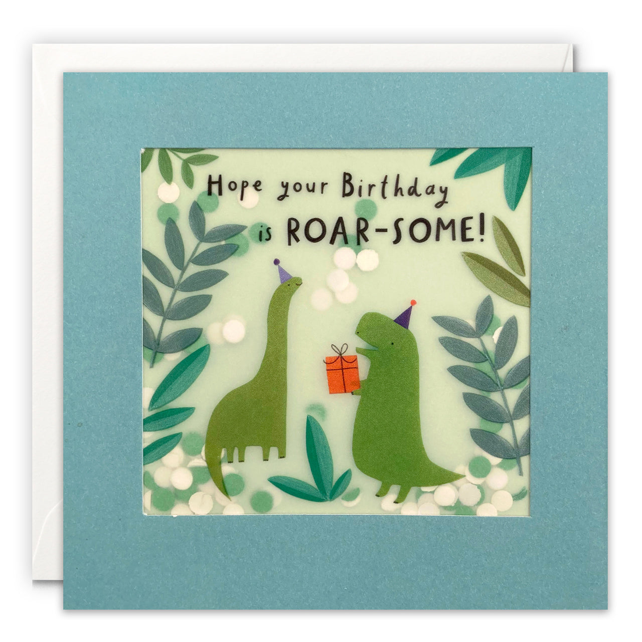PP3599 - Roar-some Birthday Paper Shakies Card