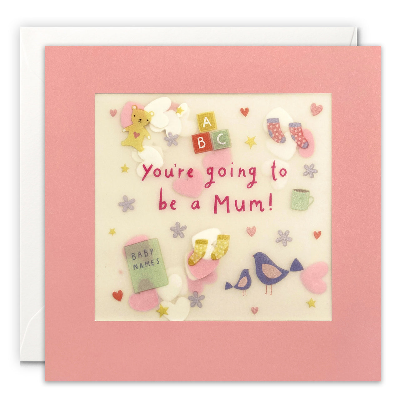 PP3601 - Mum to be Paper Shakies Card