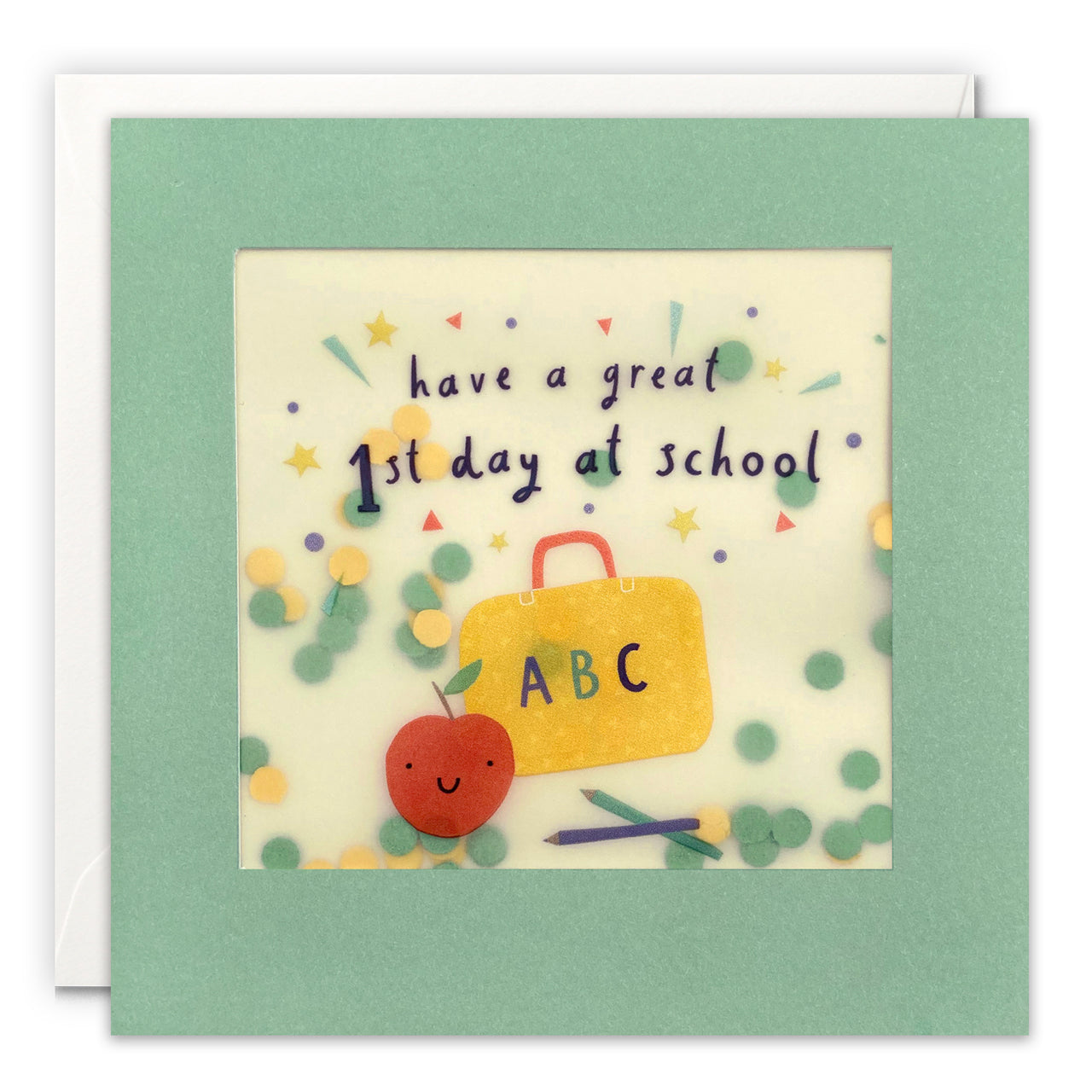 PP3604 - First Day at School Paper Shakies Card