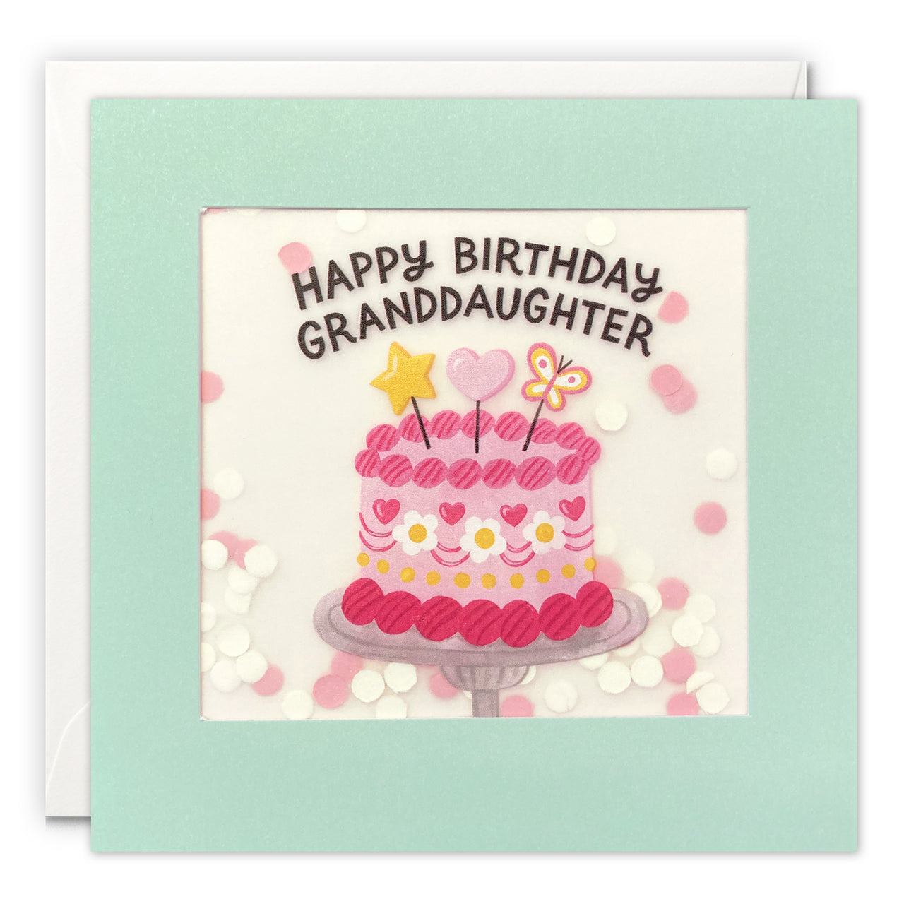 PP3734 - Granddaughter Cake Paper Shakies Card